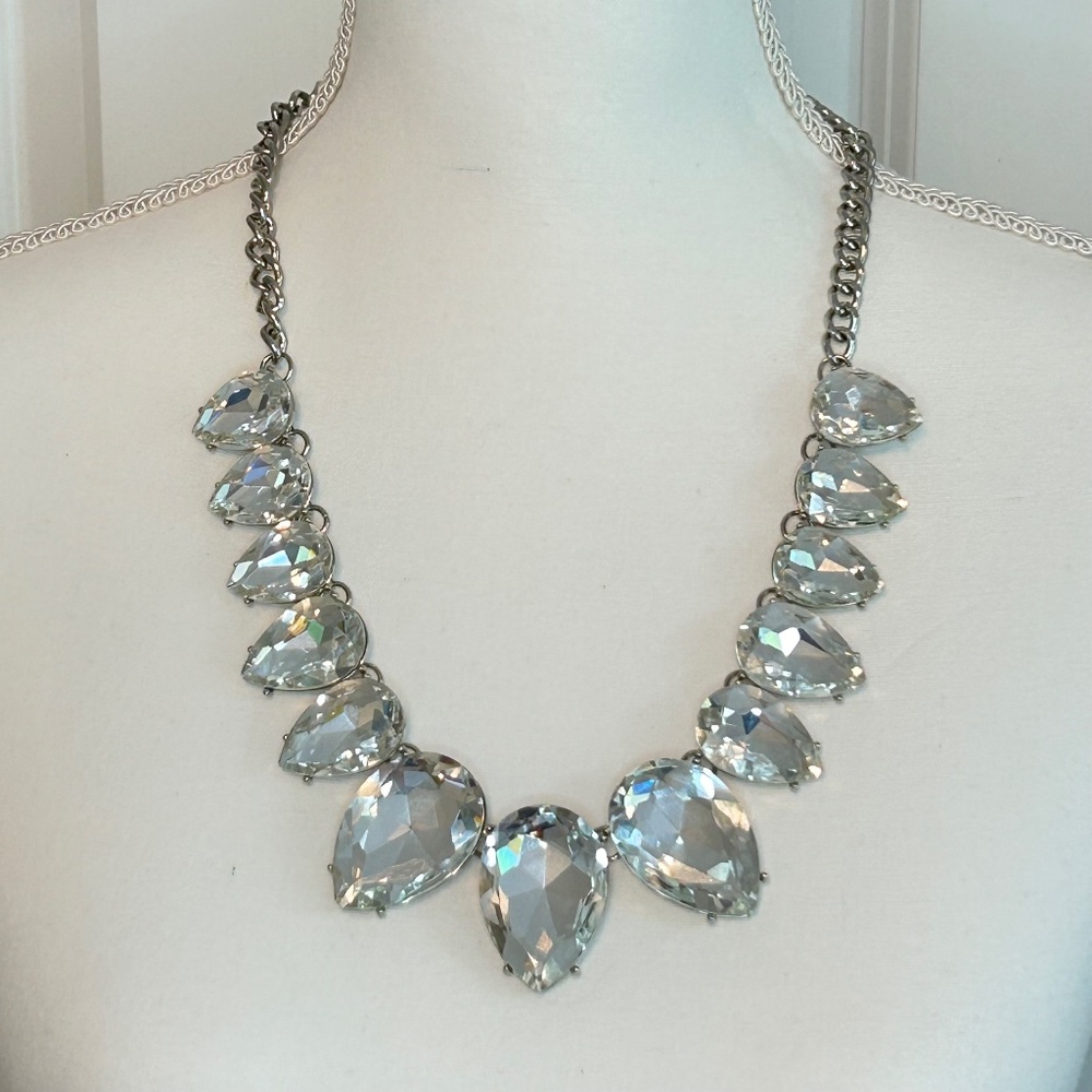 Jumbo crystal statement necklace